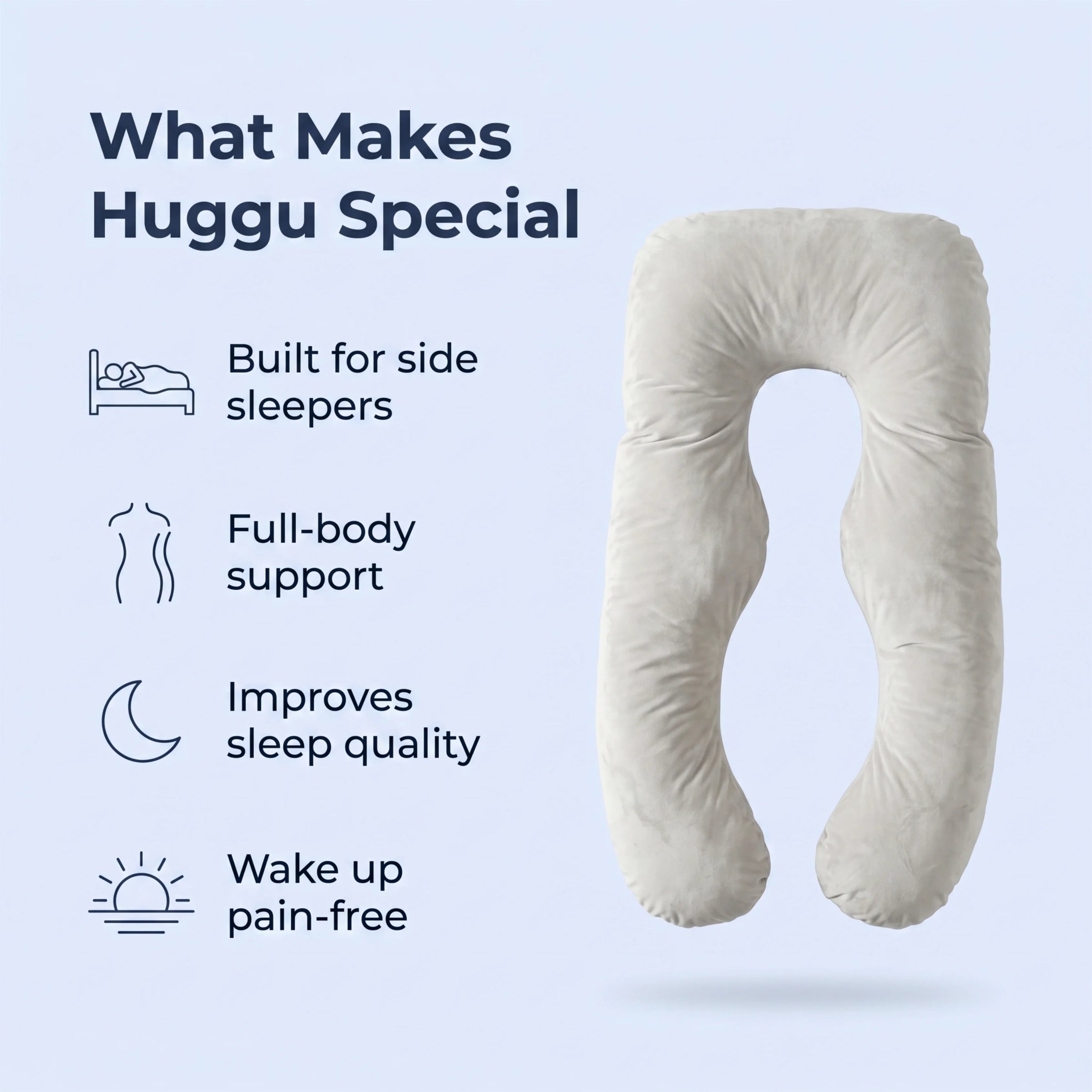The body pillow that holds you all night